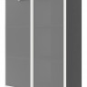 Шкаф со стеклянными дверьми в алюминевой рамке с топом XMC 85.7 Легно темный 856х432х1190 XTEN
