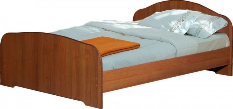 Кровать двойная №1 (1800х2000) лдсп Итальянский орех .