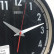 Настенные черные часы SEIKO QXA476KN (склад)