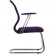 Кресло для посетителя Метта SU-Mr-4/подл.000/осн.008 сиреневый, велюр, полозья