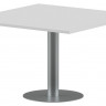 Конференц стол ПРГ-6 Белый/Алюминий 1200х1200х750 IMAGO
