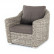 Кресло "Фабриция" из искусственного ротанга, цвет серый