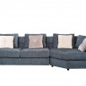 Комплект мебели №4 диван LAZIO, угол трапеция правый