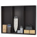 Каркас шкафа ИКЕА ПАКС 300 см., цвет чёрно-коричневый, ШхГхВ 300х35х236 см., корпус шкафа для гардероба