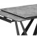 Стол Titanium 160-220*90*76 керамика серый глянец, черный
