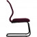 Кресло для посетителя Метта SU-Mr-4/подл.000/осн.008 сливовый, велюр, полозья