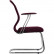 Кресло для посетителя Метта SU-Mr-4/подл.000/осн.008 сливовый, велюр, полозья