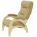Кресло для отдыха Модель 41 б/л Ткань мальта 03, каркас дуб шампань