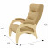 Кресло для отдыха Модель 41 б/л Ткань мальта 03, каркас дуб шампань