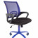 Кресло CHAIRMAN 696/BLUE для оператора, сетка/ткань, цвет синий/черный