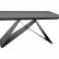Стол обеденный Signal WESTIN Ceramic 160 раскладной (Pietra Di Savoia светло-серый/черный мат)