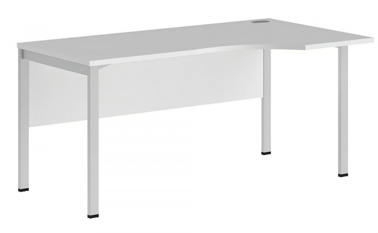 Стол письменный XMCET 169(R) Белый/Алюминий 1600х900х750 XTEN-M