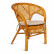 Комплект "PELANGI"  02/15 ( стол со стеклом + 4 кресла ) [без подушек] ротанг, Honey (мед)