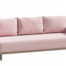 Диван-кровать Тулисия светло-розовый, ткань рогожка