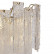 91GH-1014-8 Люстра потолочная "Ice" рифленое стекло/латунь d.53см h.68см