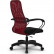 Кресло для руководителя Метта SU-CP-8P (SU-СК130-8Р) PL красный, сетка/ткань, крестовина пластик, пиастра