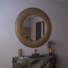 Круглое зеркало в раме из мозаики Odore