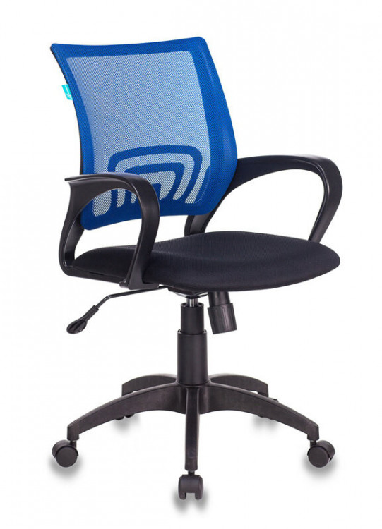 Кресло Бюрократ CH-695N синий TW-05 сиденье черный TW-11 сетка/ткань крестовина пластик