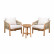 Комплект деревянной мебели Ravona KD TAG/RAVONA-KD/2+1