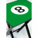 Столик приставной складной Еight, коллекция "Восемь" 40*52*34,5, МДФ, Зеленый