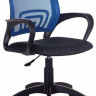 Кресло Бюрократ CH 696, обивка: сетка/ткань, цвет: синий/черный TW-11 (CH 696 #BL)