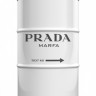 Барный стол-бочка Prada белого цвета