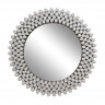 50SX-1808 Зеркало круглое в раме из кристаллов d80см