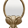94PR-21778 Зеркало декоративное &quot;Голова слона&quot; цвет золото 36*60см