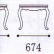 Приставной столик отделка перламутровый кремовый лак,серебряное напыление FB.ST.VZ.639