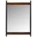 Зеркало Ravello, коллекция "Равелло" 55*80*3, Палисандр, Сталь, Зеркальное стекло, Коричневый
