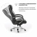 Кресло офисное BRABIX PREMIUM «Direct EX-580», хром, рециклированная кожа, черное, 531824