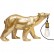 Торшер Polar Bear, коллекция "Белый медведь" 24*36*62, Полирезин, Золотой