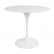 Стол Eero Saarinen Tulip Table MDF белый D90 глянцевый