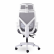 Кресло UTFC Астон М-711 с подголовником белый пластик (темно-серый)