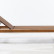 Шезлонг-лежак деревянный с матрасом Spain