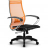 Кресло для руководителя Метта B 2m 9/К131 (Комплект 9) оранжевый, сетка, крестовина пластик