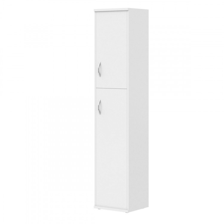 Шкаф колонка с глухой малой и средней дверьми СУ-1.8(R) Белый 406*365*1975 IMAGO