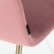 Стул Копенгаген пыльно-розовый бархат ножки под матовое золото