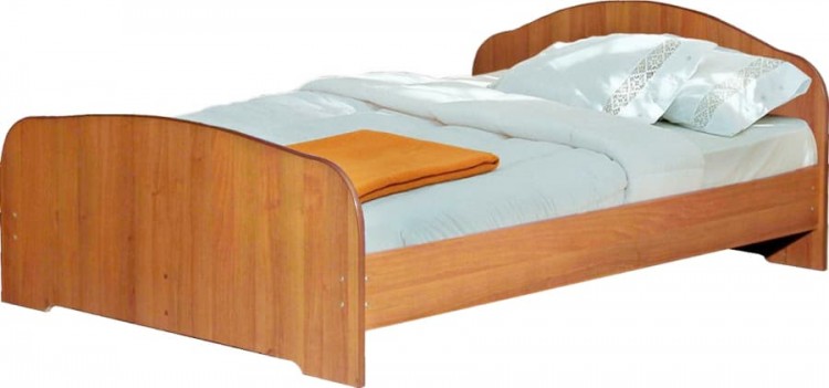 Кровать двойная №1 (1600х2000) лдсп Вишня .