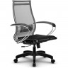 Кресло для руководителя Метта B 2m 9/К131 (Комплект 9) серый, сетка, крестовина пластик