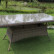 Стол обеденный YH-T4028D плетеный 180x90 SAINT-MARTIN (СЕН-МАРТЕН), серо-коричневый меланж