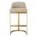 Барный стул Condos отделка полированная латунь, ткань песочного цвета Lyssa EH.CH.CS.2289