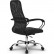 Кресло для руководителя Метта SU-CP-8P (SU-СК130-8P) PL темно-серый, сетка/ткань, крестовина пластик, пиастра