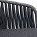 Барный стул "Бордо" из роупа, каркас стальной серый, роуп серый, подушка темно-серая