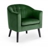 Кресло HALMAR MARSHAL (темно-зеленая ткань)