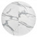 Стол Rudolf круглый раскладной 100-130x100x75см, белый мрамор, чёрный