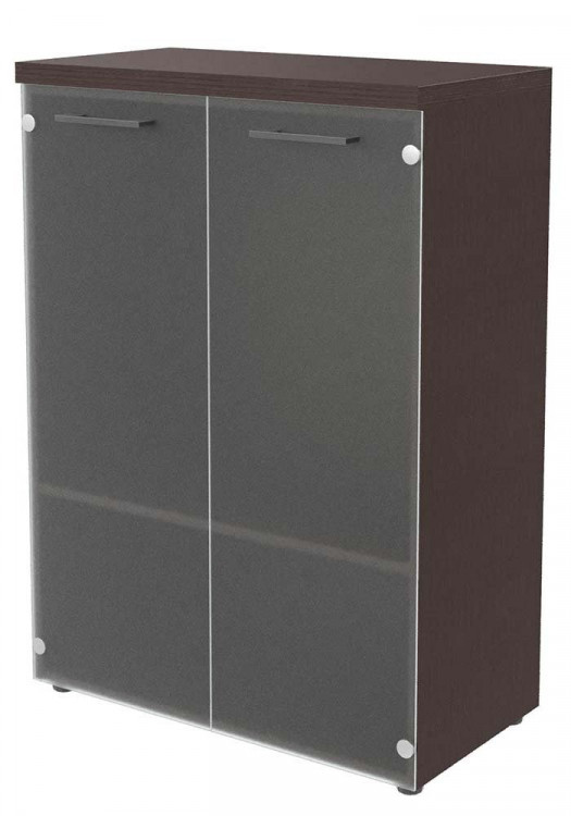 Шкаф со стеклянными дверьми и топом TMC 85.2 венге-магия Z 854х452х1203 TORR-Z