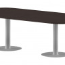 Конференц стол ПРГ-8 Венге Магия/Белый 2400х1200х750