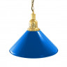 Лампа на один плафон &quot;Blue Light&quot; (золотистая чашка, синий плафон D35см)