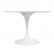 Стол Eero Saarinen Tulip Table MDF белый D100 глянцевый